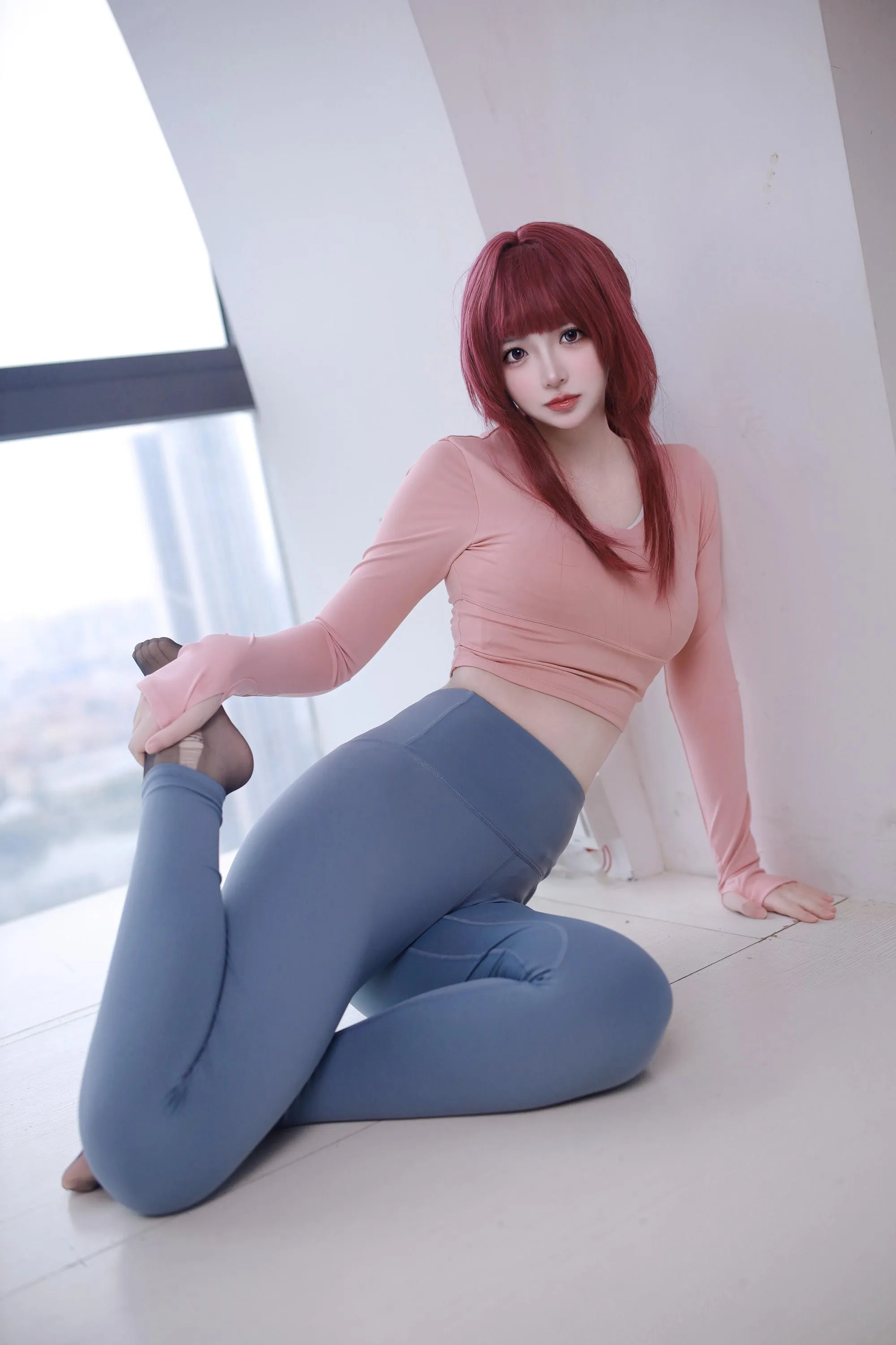 疯猫ss – NO.134 2024年二月限定 瑜伽服 卡芙卡 [58P]插图